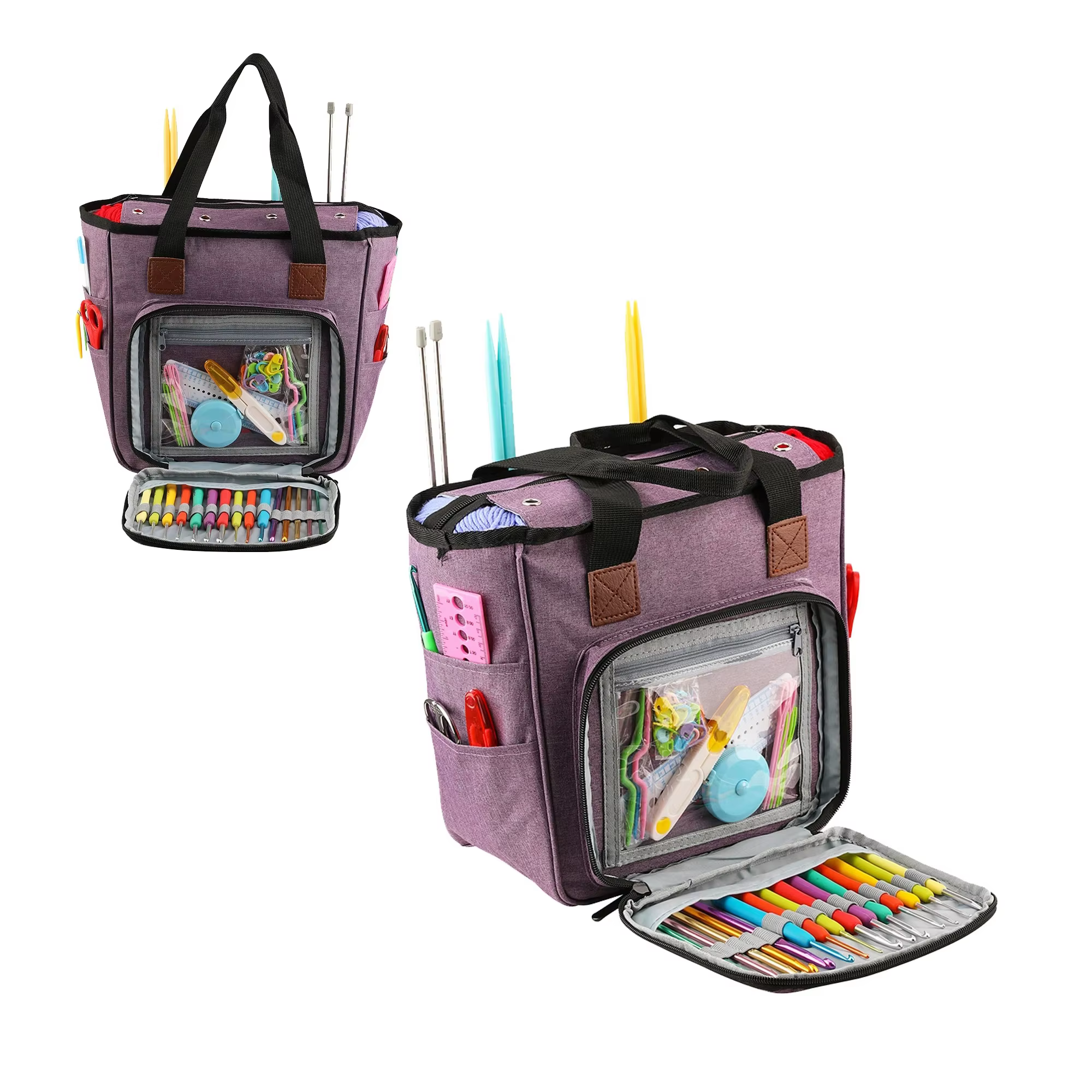 Sac fourre-tout à tricoter