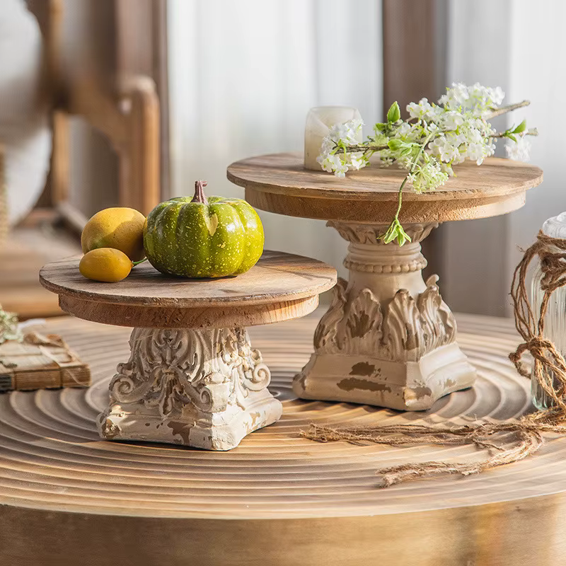 Plateaux de rangement ronds modernes