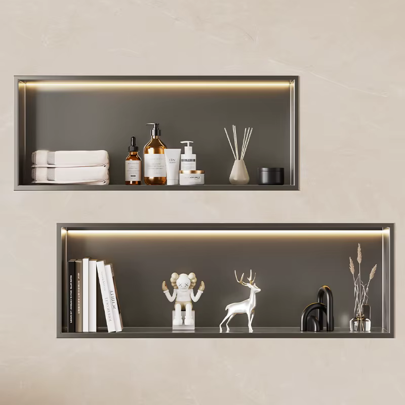 Armoire de Niche murale horizontale en acier inoxydable