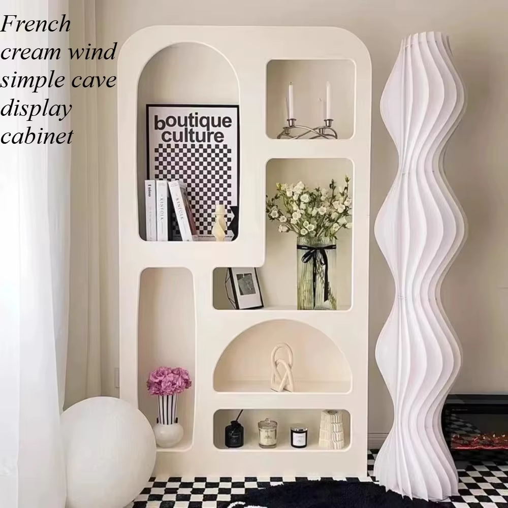 Meuble de rangement multifonctionnel style français pour entrée
