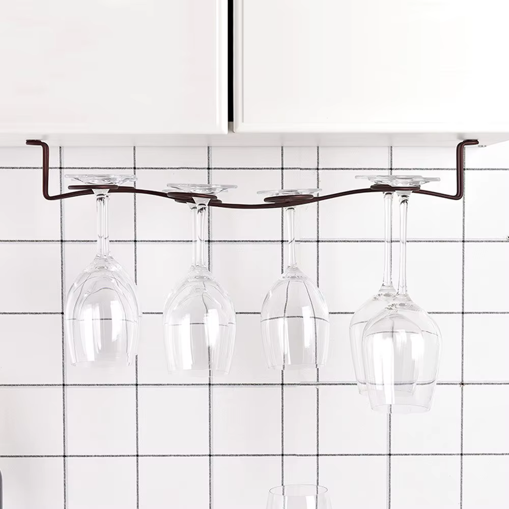 Support de rangement décoratif et durable pour verres à vin
