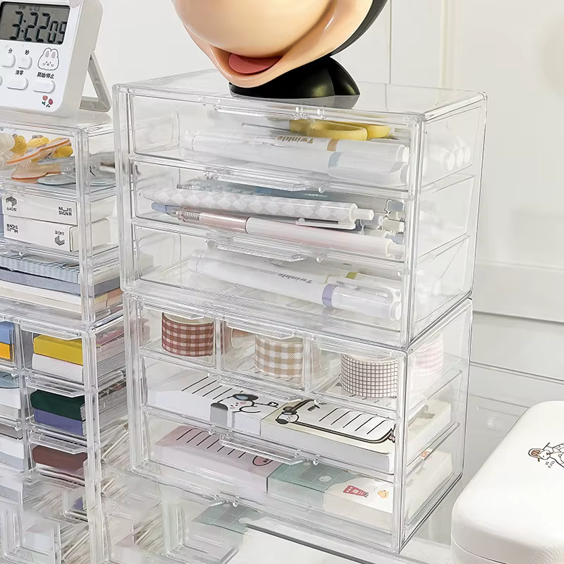 Boîte de rangement multifonctionnelle pour cosmétiques