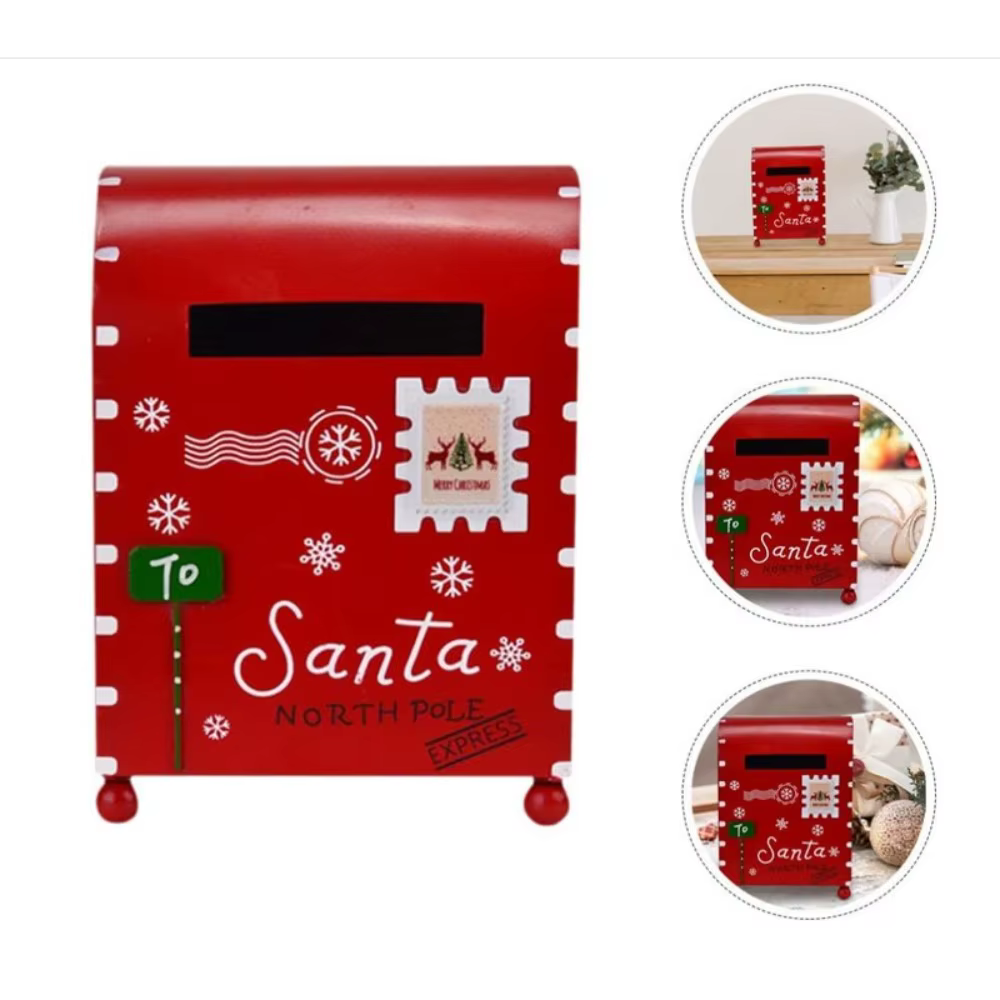Boîte aux lettres de Noël murale étanche pour cour et jardin