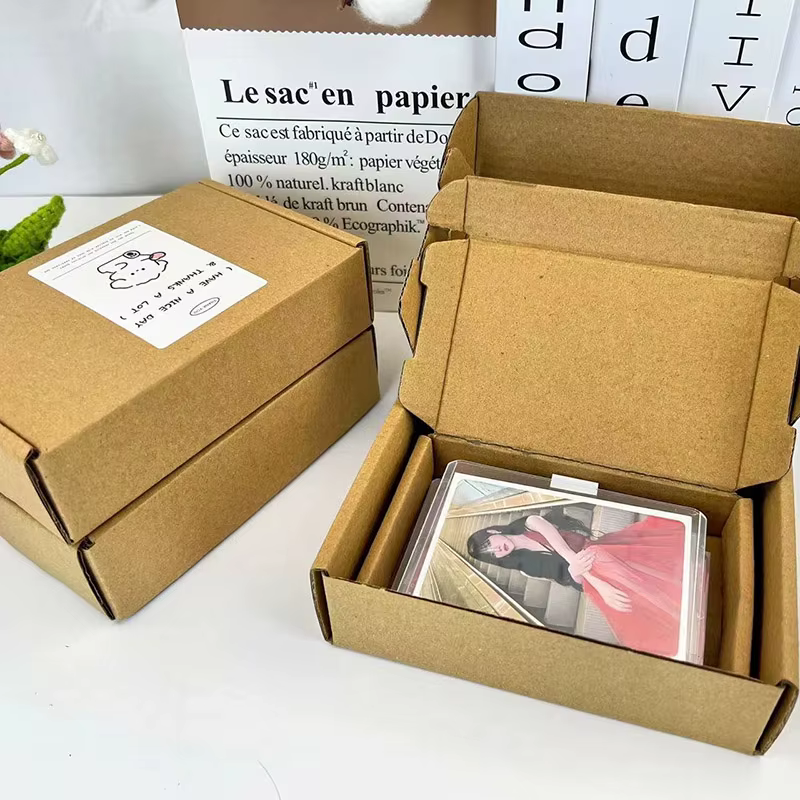 Boîte-cadeau en papier Kraft