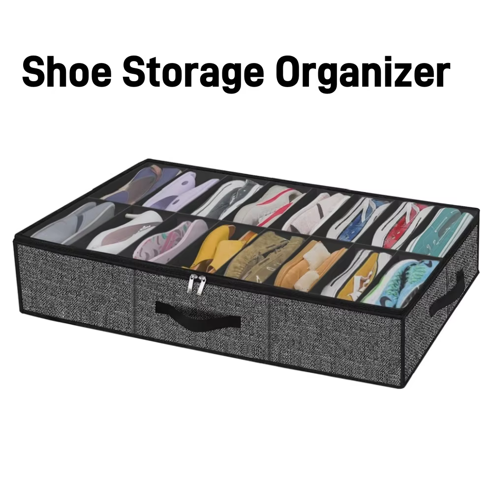 Boîte de rangement de chaussures pour sous le lit