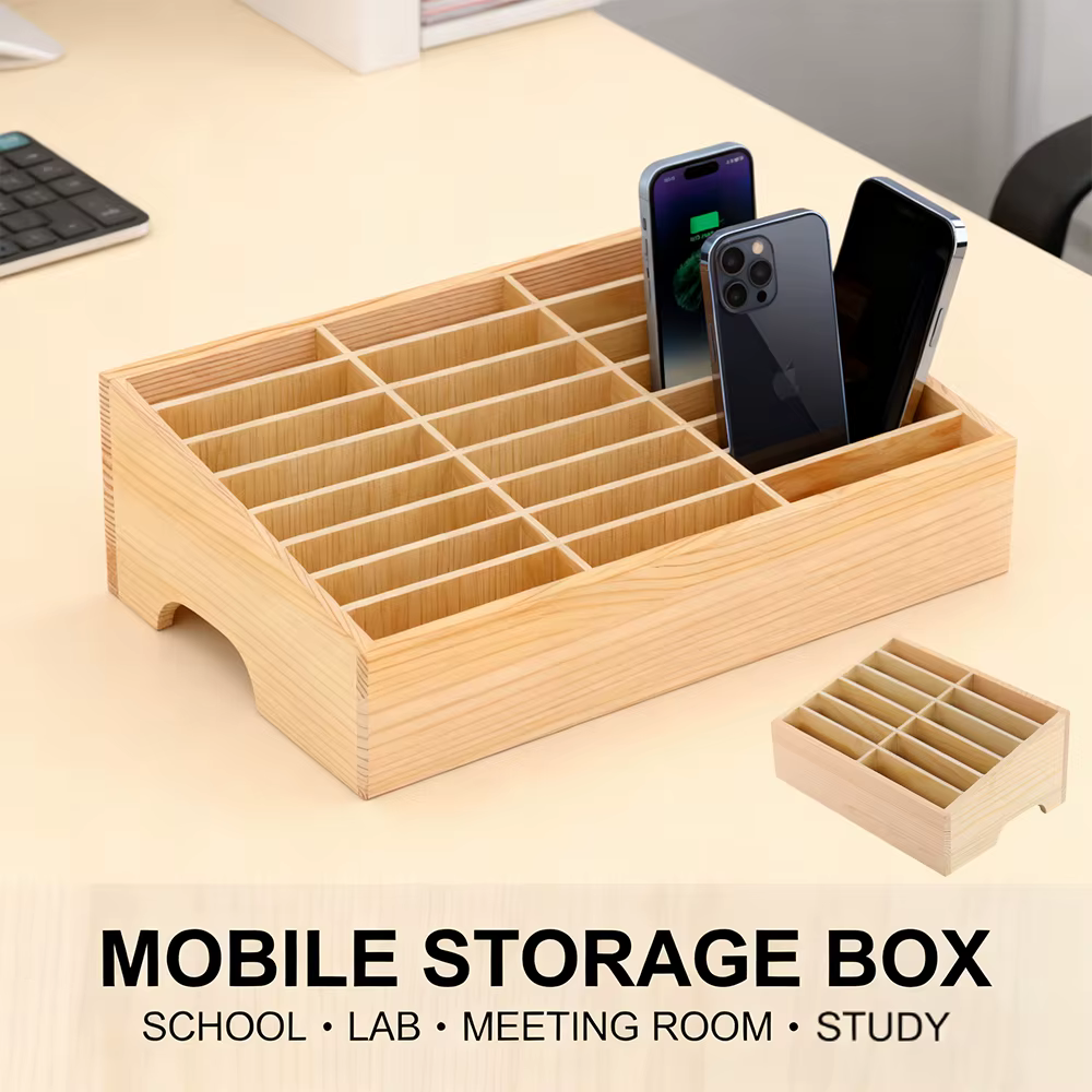 Boîte de rangement pour téléphone portable