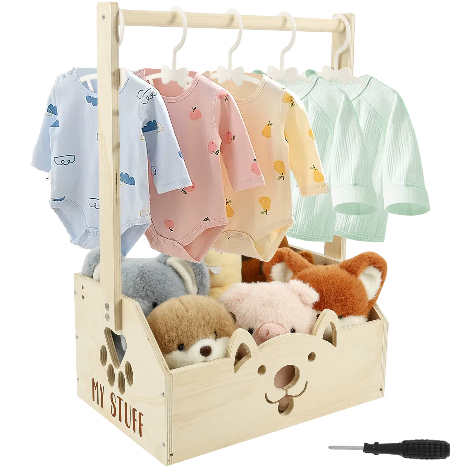 Caisse de rangement en bois
