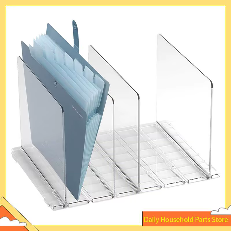 Organisateur de trieur de fichiers de bureau en acrylique