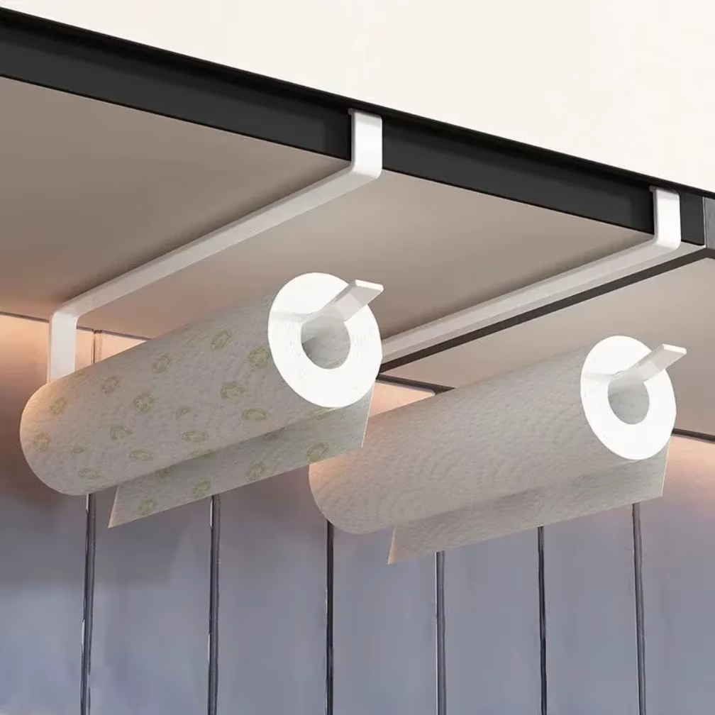 Porte-serviettes en papier de cuisine sans poinçonnage