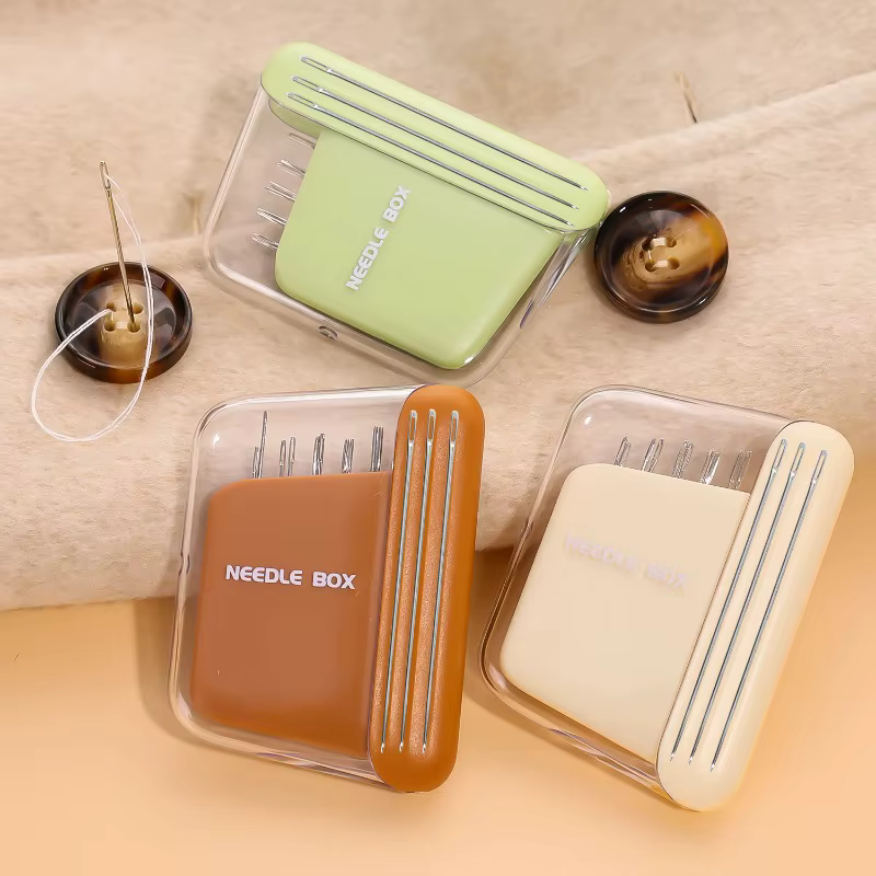 Nouvelle boîte à couture magnétique de luxe crème vent ménage de haute qualité maison