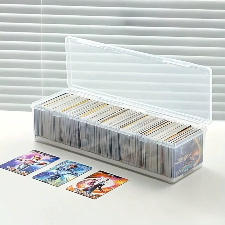Boîte de rangement en plastique PET avec 6 compartiments