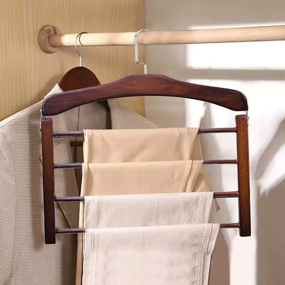 Étendoir à vêtements en bois massif