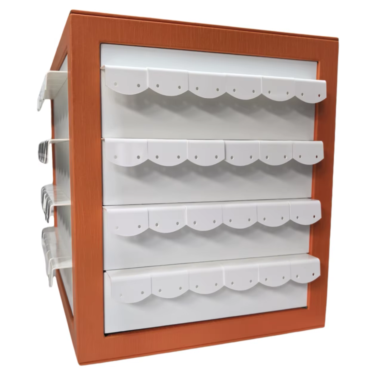 Armoire d'affichage et de rangement polyvalente