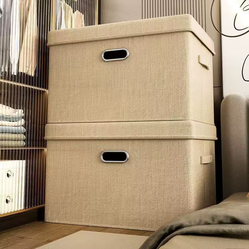 Boîte de rangement pliable en tissu pour vêtements
