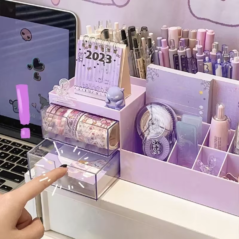 Nouvelle boîte de rangement de bureau pour stylos