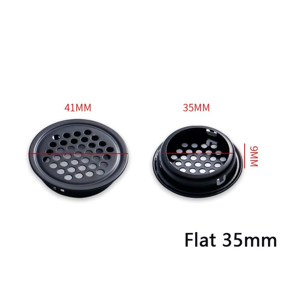 Grille de ventilation perforée en maille pour armoire et placard