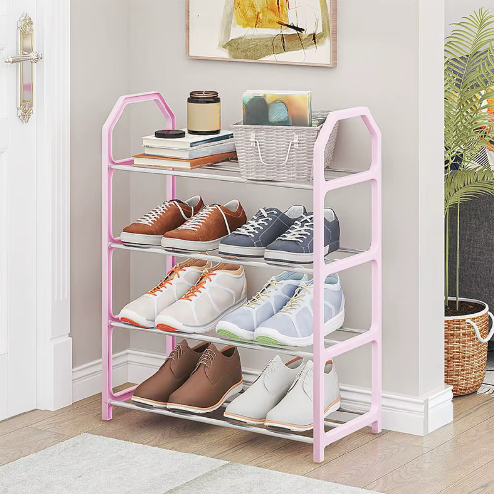 Étagère à chaussures simple et peu encombrante