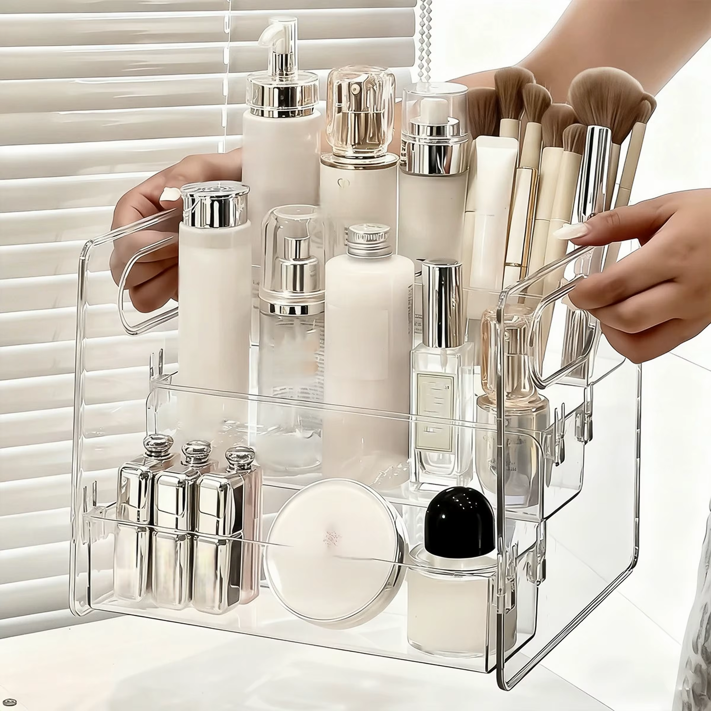 Boîte de rangement de bureau pour cosmétiques