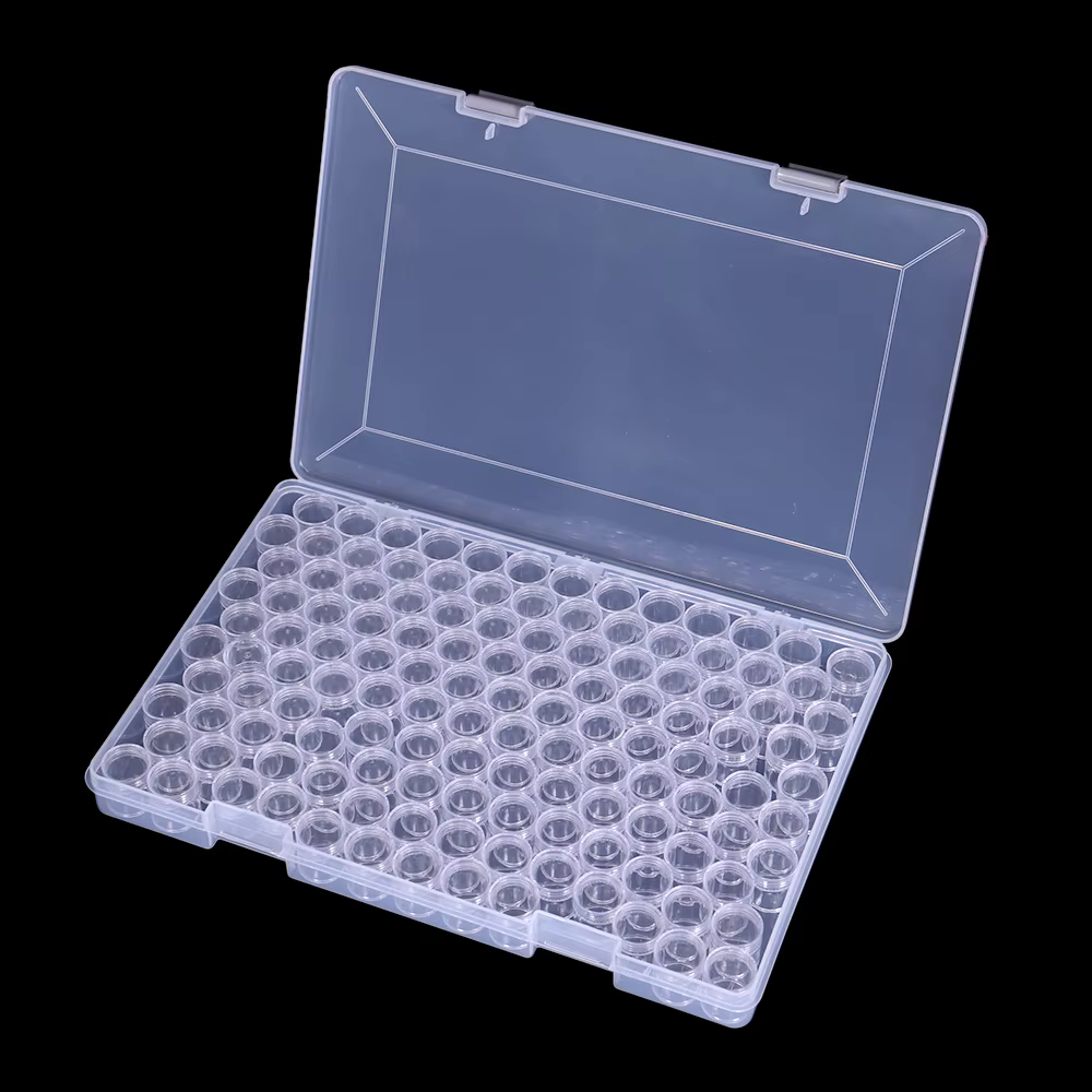 Boîtes de rangement pour peinture au diamant de 24/30/60/120/54/38/80/96 bouteilles