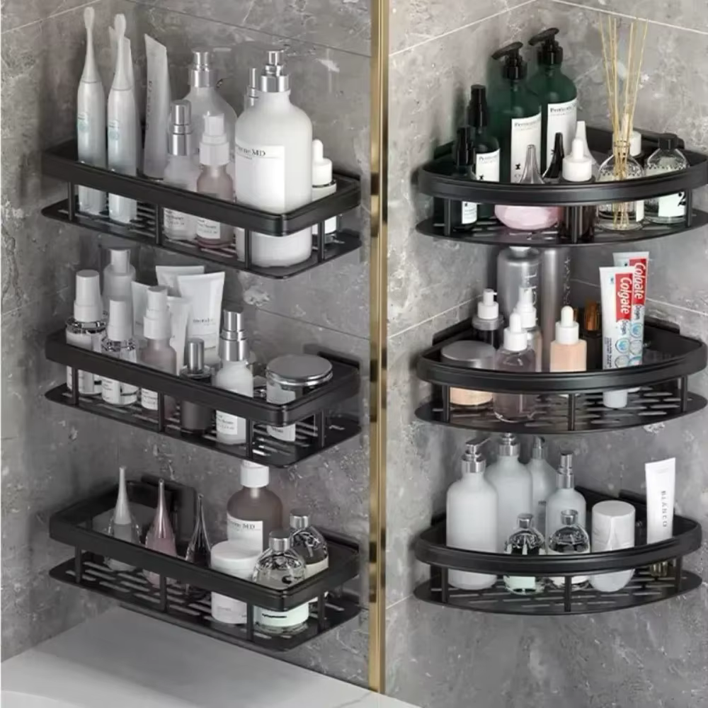 Étagère de rangement sans perçage : Installation facile