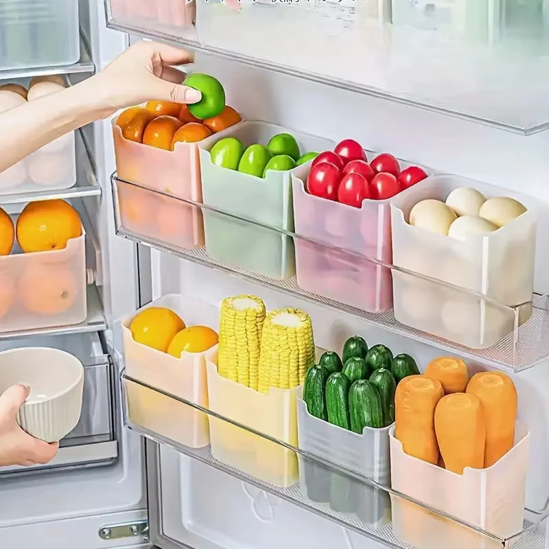 Boîte de rangement pour porte latérale de réfrigérateur domestique