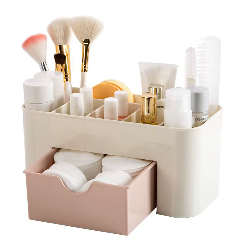 Boîte de rangement de cosmétiques pour tiroir