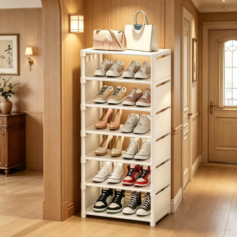 Organisateur de rangement pour chaussures multicouche à 8 niveaux
